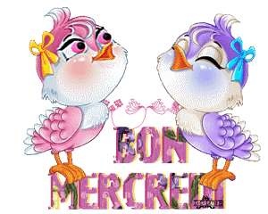 Gif animé Bon mercredi oiseau